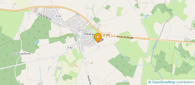 localisation de l'entreprise CRINIERE DE LOIRE  LOIRE-AUTHION