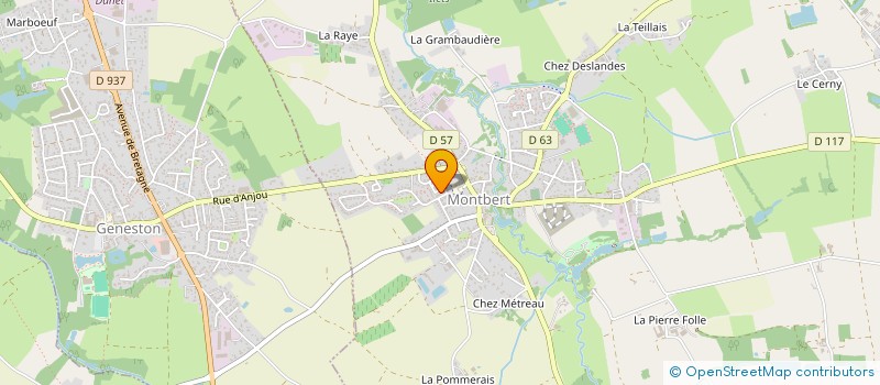 localisation de l'entreprise CRINIERES AU VENT  MONTBERT