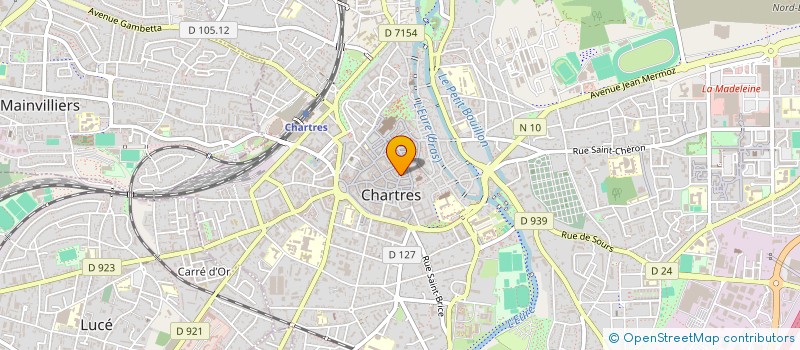 localisation de l'entreprise CRINO à CHARTRES