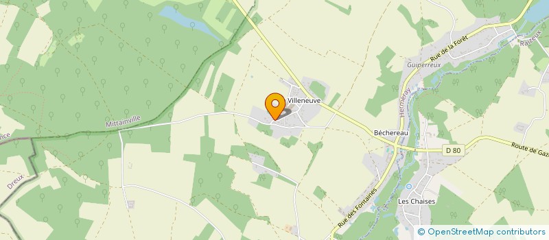 localisation de l'entreprise CRINS DE CARACTERES  HERMERAY