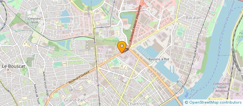 localisation de l'entreprise CRIO  BORDEAUX