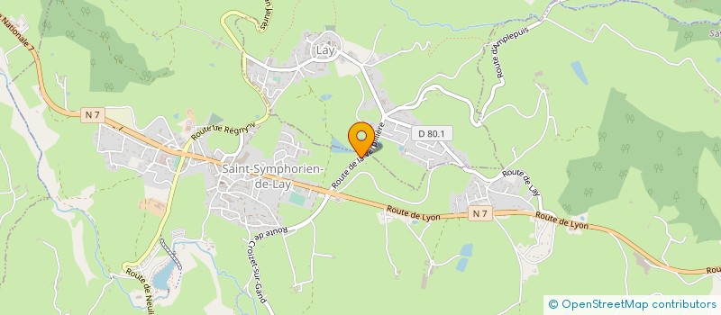 localisation de l'entreprise CRIONNET  LAY