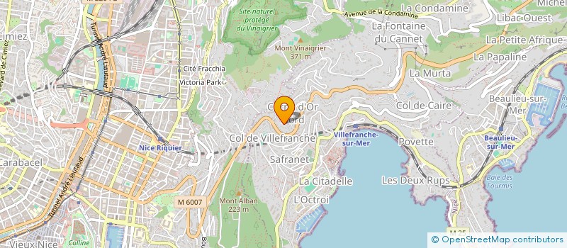 localisation de l'entreprise CRIOS à VILLEFRANCHE-SUR-MER