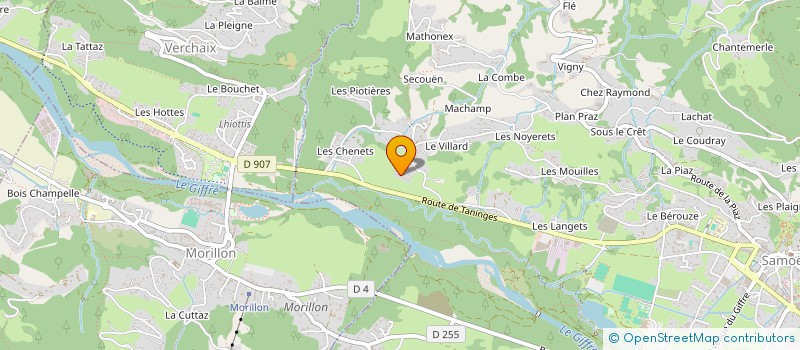 localisation de l'entreprise CRIOU33  SAMOENS