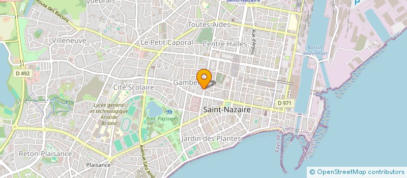 localisation de l'entreprise CRIP à SAINT-NAZAIRE