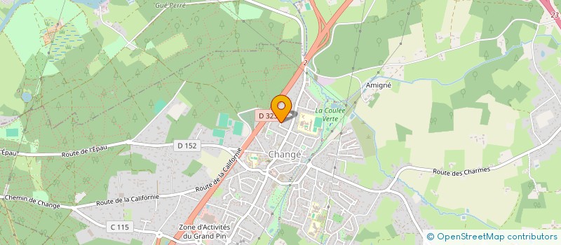 localisation de l'entreprise CRIPAS  CHANGE