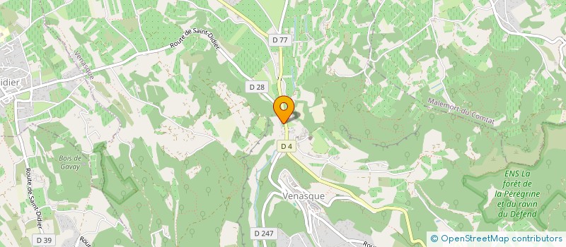 localisation de l'entreprise CRIPAVE  VENASQUE