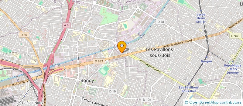 localisation de l'entreprise CRIPET à LES PAVILLONS-SOUS-BOIS
