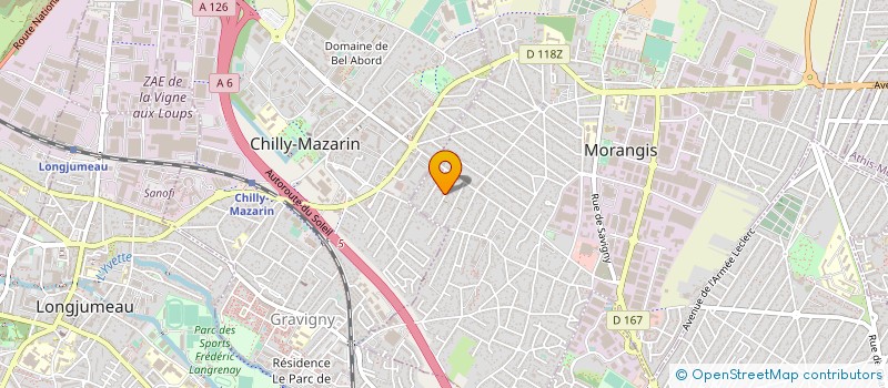 localisation de l'entreprise CRIPILA à MORANGIS