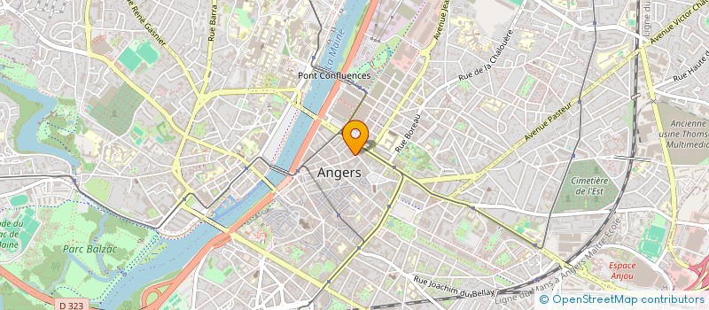 localisation de l'entreprise CRIPS à ANGERS