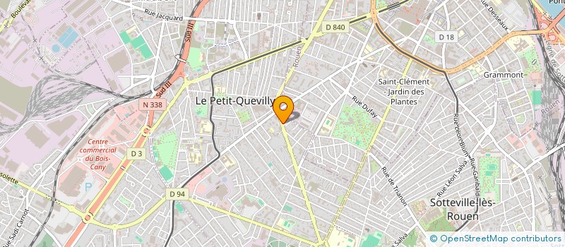 localisation de l'entreprise CRIPTY  LE PETIT-QUEVILLY