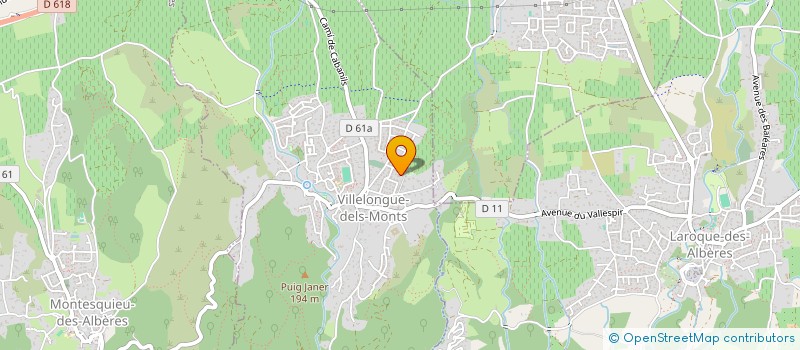 localisation de l'entreprise CRIQUET DIFFUSION à VILLELONGUE-DELS-MONTS