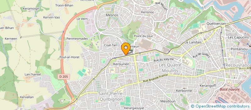 localisation de l'entreprise CRIQUINVEST à BREST
