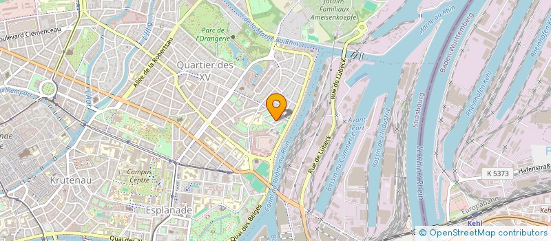 localisation de l'entreprise CRIS  STRASBOURG