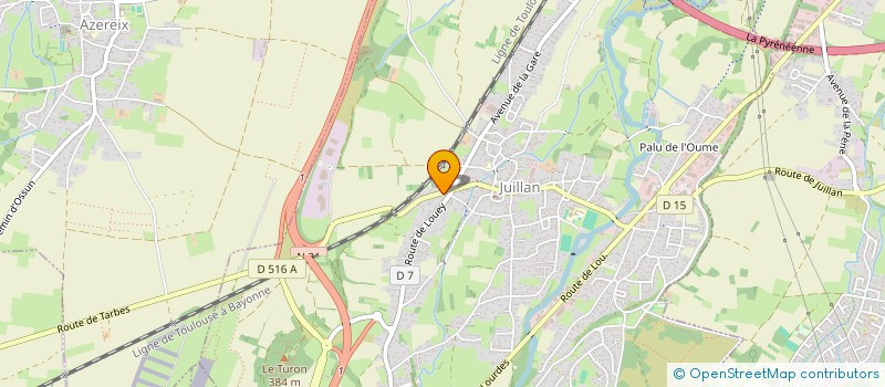 localisation de l'entreprise CRIS  JUILLAN