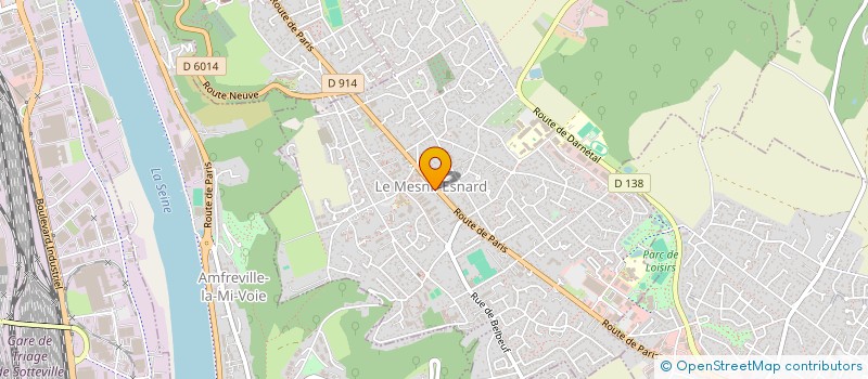 localisation de l'entreprise CRIS ANA  LE MESNIL-ESNARD