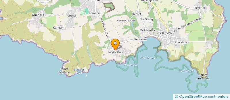 localisation de l'entreprise CRIS CROQ'  GROIX