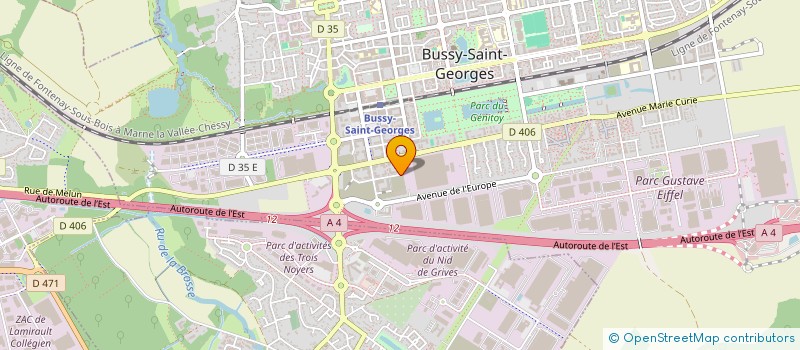 localisation de l'entreprise CRIS D'UN COEUR  BUSSY-SAINT-GEORGES