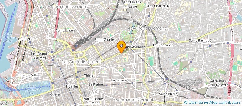 localisation de l'entreprise CRIS'LAU à MARSEILLE