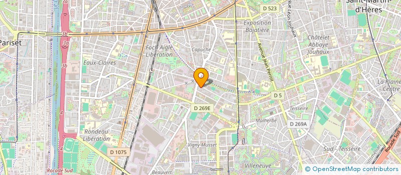 localisation de l'entreprise CRIS NRJ à GRENOBLE