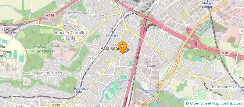 localisation de l'entreprise CRIS TAXI à PALAISEAU