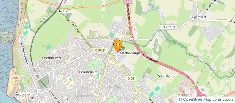 localisation de l'entreprise CRISAGA'ZELLES  SAINT-MARTIN-BOULOGNE