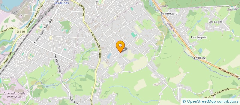 localisation de l'entreprise CRISALEX  SAINT-VALLIER