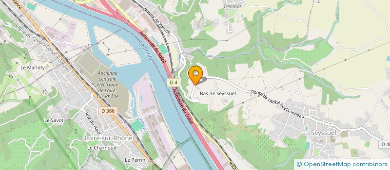 localisation de l'entreprise CRISALIDE  SEYSSUEL