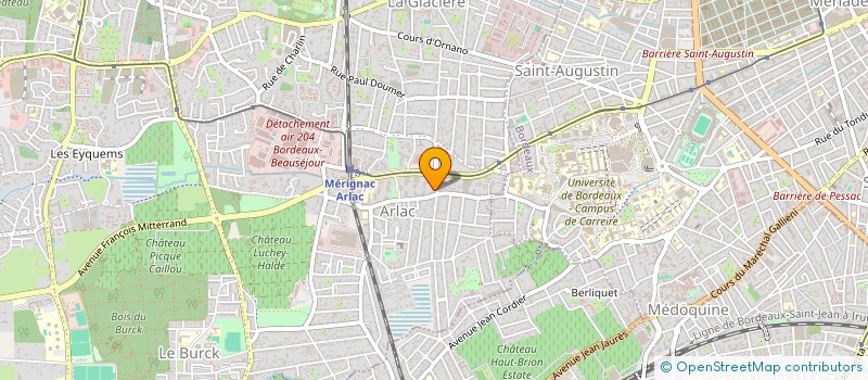 localisation de l'entreprise CRISALIDES  MERIGNAC