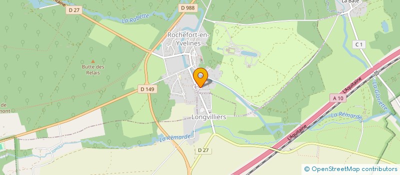 localisation de l'entreprise CRISALIE TEAM  ROCHEFORT-EN-YVELINES