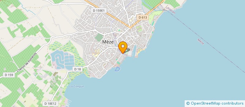 localisation de l'entreprise CRISALYS à MEZE