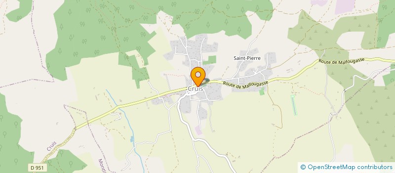 localisation de l'entreprise CRISALYS  CRUIS