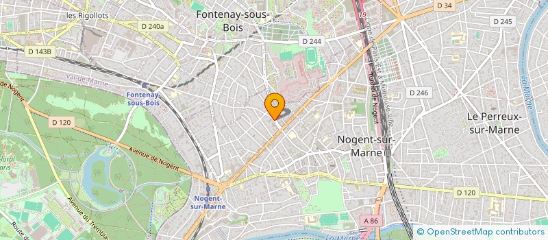 localisation de l'entreprise CRISAN à NOGENT-SUR-MARNE