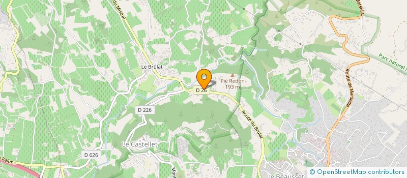 localisation de l'entreprise CRISANNE  LE CASTELLET