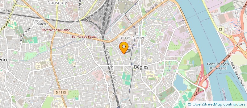 localisation de l'entreprise CRISANTHEME à BEGLES