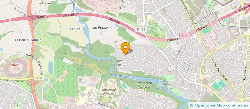 localisation de l'entreprise CRISCA CONSEILS à AVRILLE