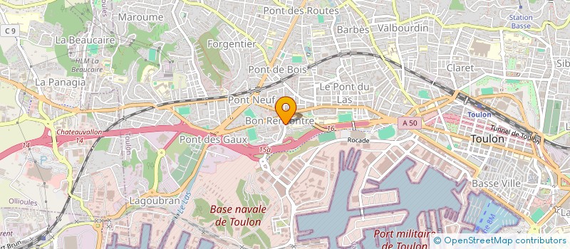 localisation de l'entreprise CRISCO  TOULON