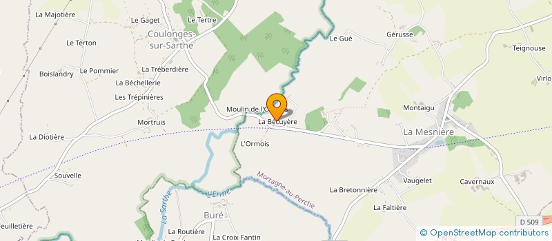 localisation de l'entreprise CRISCOCO à LA MESNIERE