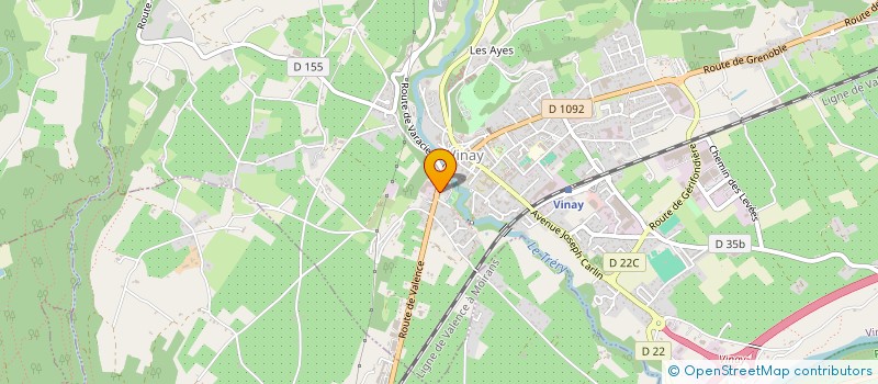 localisation de l'entreprise CRISCOM à VINAY