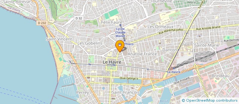 localisation de l'entreprise CRISEL SARL  LE HAVRE