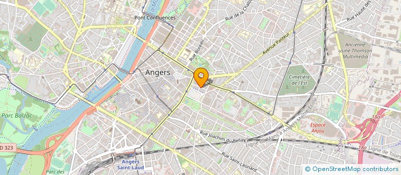 localisation de l'entreprise CRISFI à ANGERS