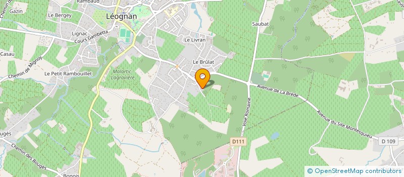 localisation de l'entreprise CRISFILMALO  LEOGNAN