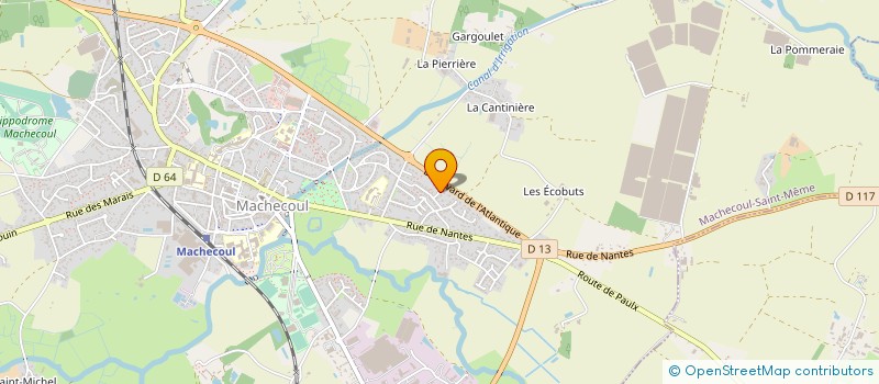 localisation de l'entreprise CRISIMMO  MACHECOUL-SAINT-MEME