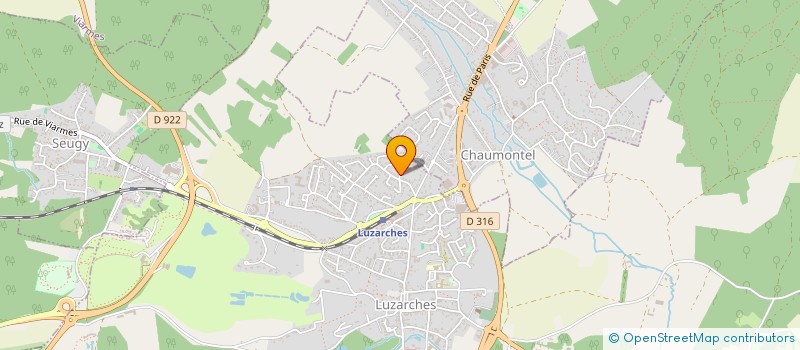 localisation de l'entreprise CRISKA  LUZARCHES