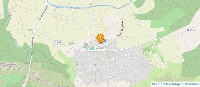 localisation de l'entreprise CRISMAR  EYGALIERES