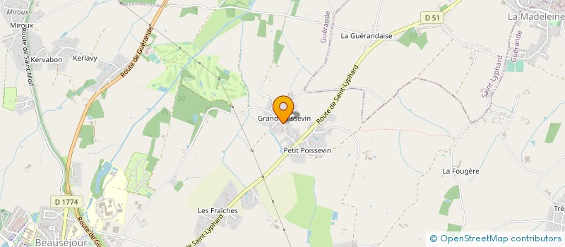 localisation de l'entreprise CRISMO  GUERANDE