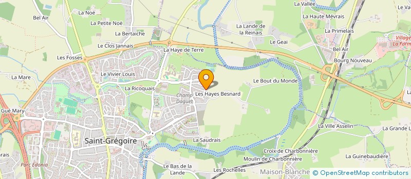 localisation de l'entreprise CRISMO  SAINT-GREGOIRE