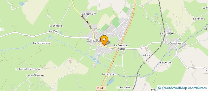 localisation de l'entreprise CRISOCE à SAINT-PARDOUX-SOUTIERS