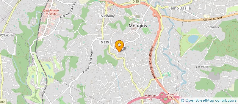 localisation de l'entreprise CRISOLA à MOUGINS