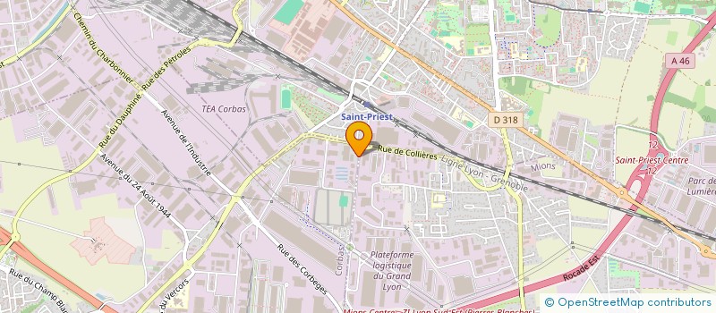 localisation de l'entreprise CRISOP à CORBAS